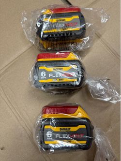 DeWalt Flex Volt battery 6ah 120ea