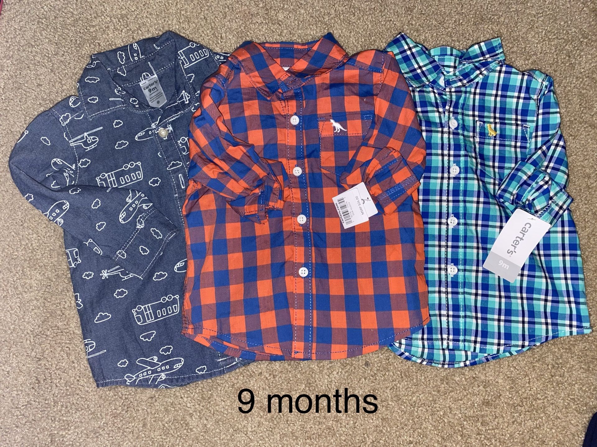 Carter’s long sleeve shirts