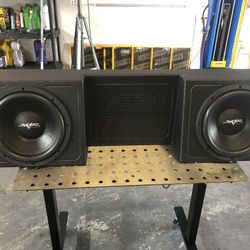 Skar Audio 12” Shallow Subs In Single Cab Box