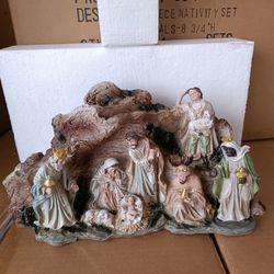 Bethlehem Gifts Nativity in a Cave 6” Christmas Figurine