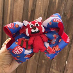 Turning Red Little Girls Hair Bows