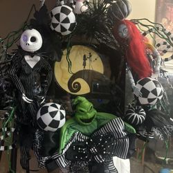 Nightmare Before Christmas Wreath