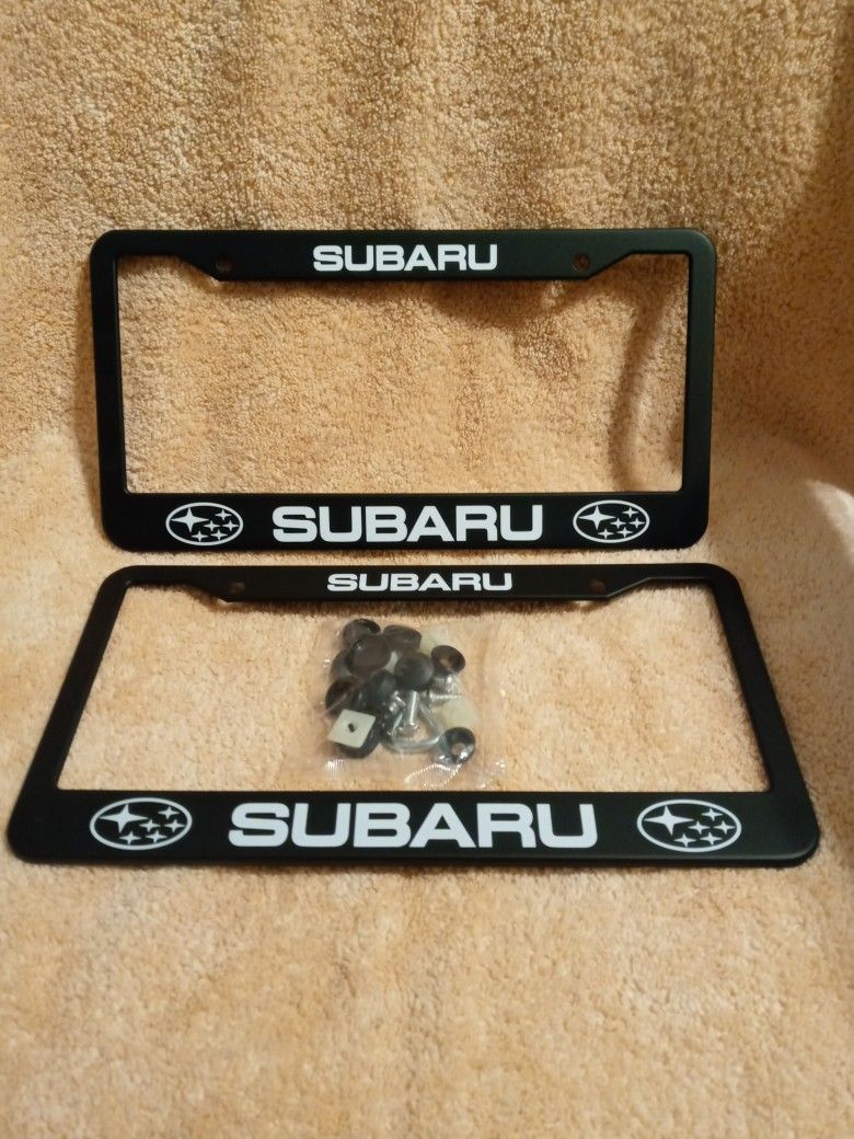 Subaru License Plate Holder With Hardware