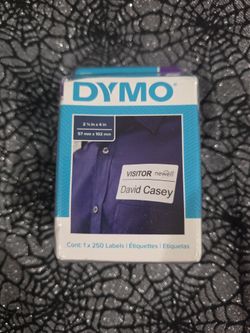 DYMO Visitor Name Badge Labels 250 Count