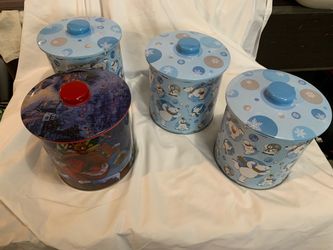 Holiday Christmas Cookie Tins
