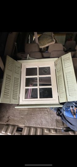 Nuevos Dos Espejo Estilo Ventana Colonial