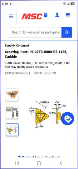 Indexable grooving & cut off tool holder