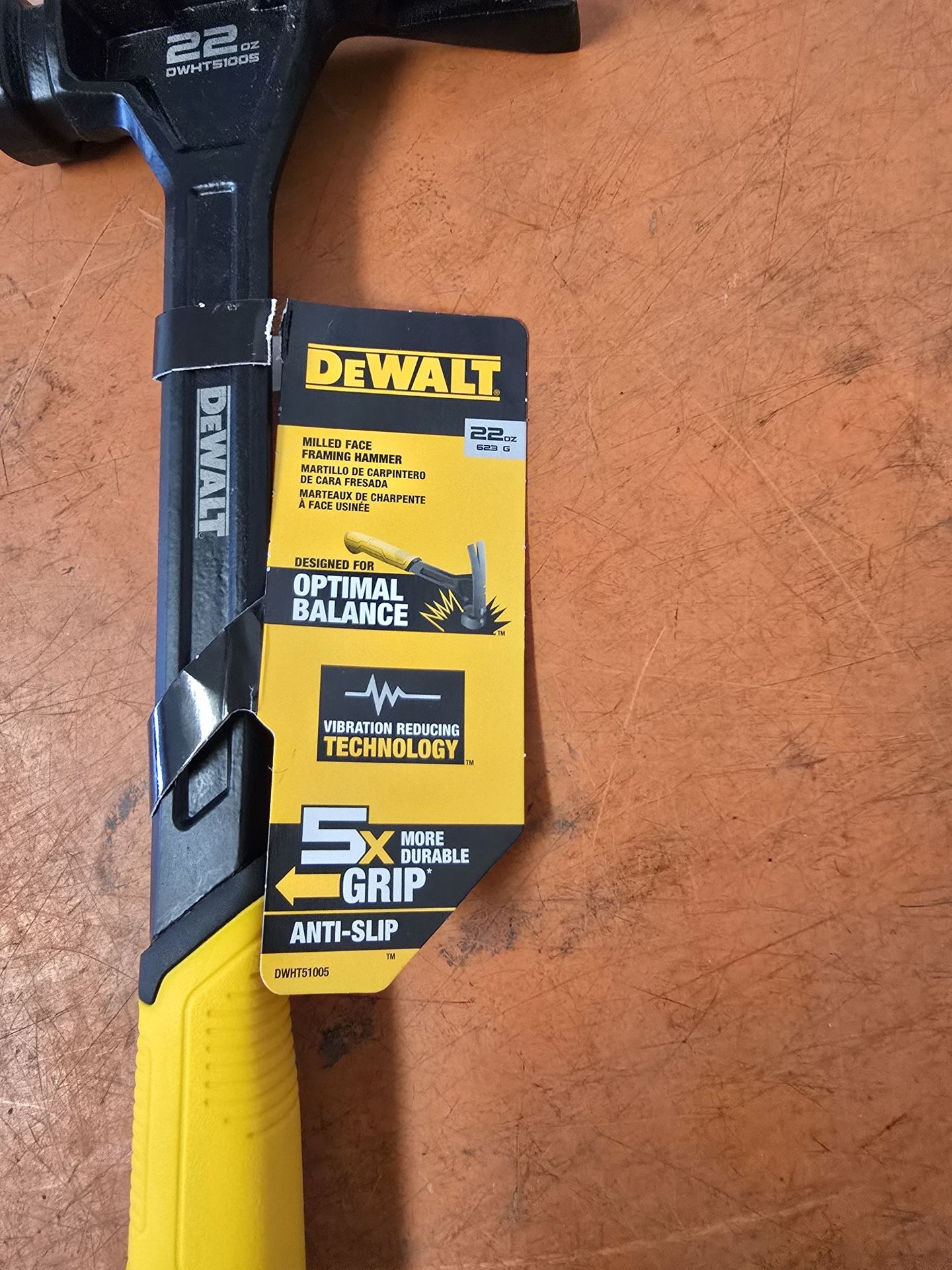 Dewalt Steel Framing Hammer 22oz