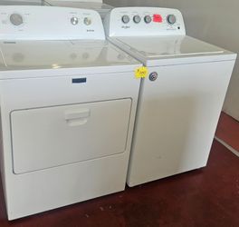 Washer and dryer set