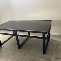 Black Coffee Table Glass