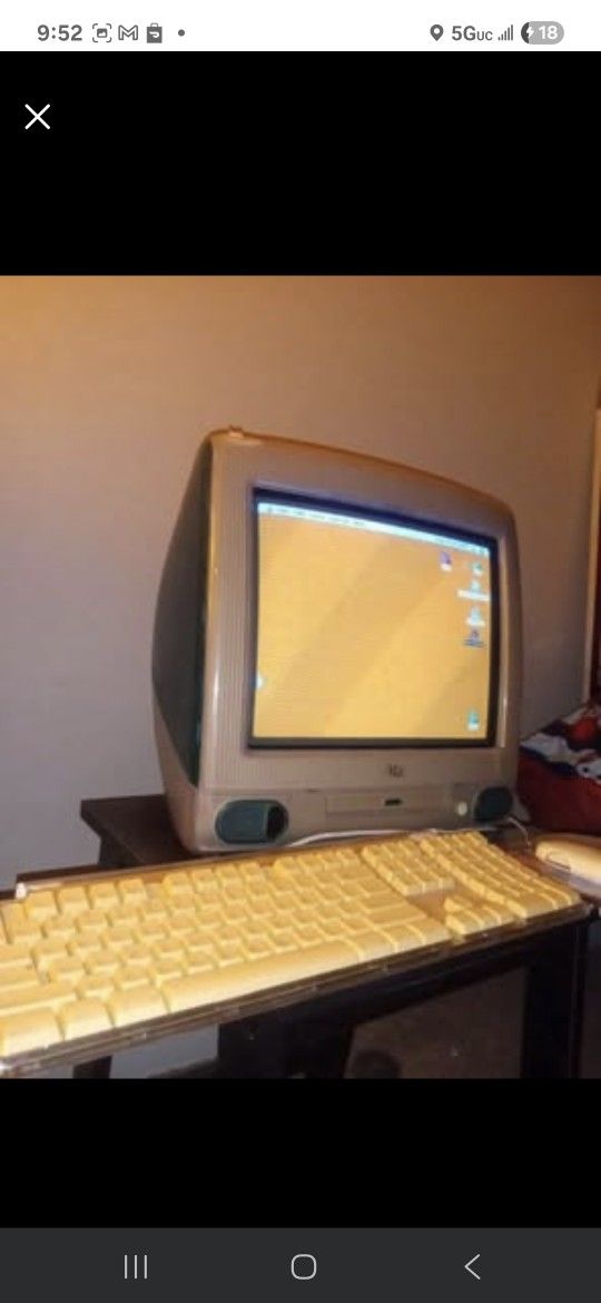 iMac G3 blue bondi- working