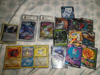 $99 BUNDLE LOTS POKEMON CARDS SINGLES/SLABS WORTH $140-$150+ FOR GIFTS AND AFFORDABLE COLLECTION