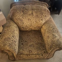 Chair With Ottoman 