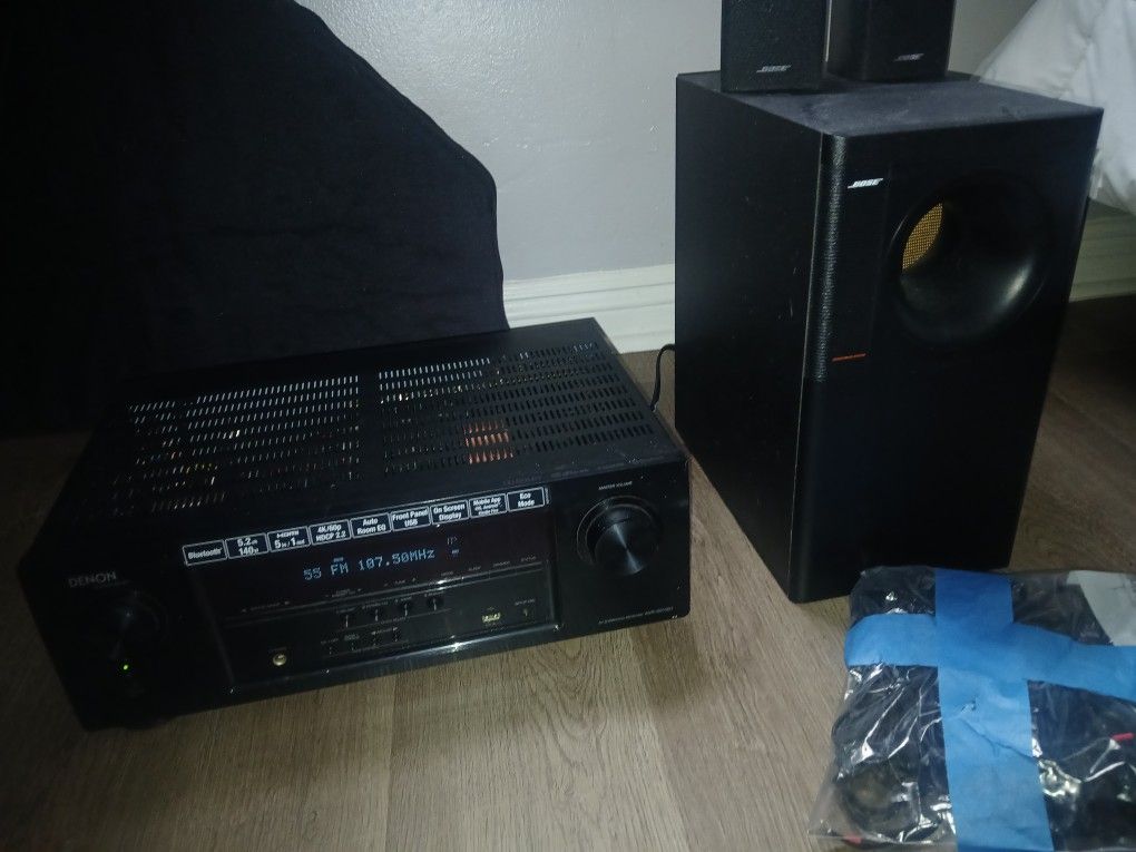 Denon Receiver And Bose Speaker's $140takesit 
