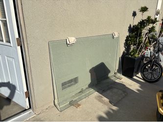 Glass table top