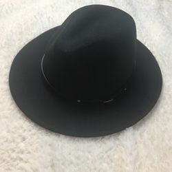 Black Hat With Red Lining