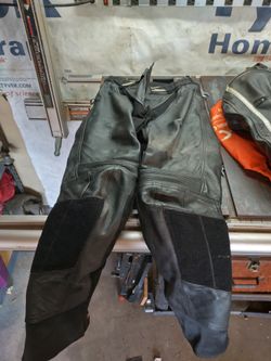 Joe Rocket Motorcycle Pants Leather Size 32