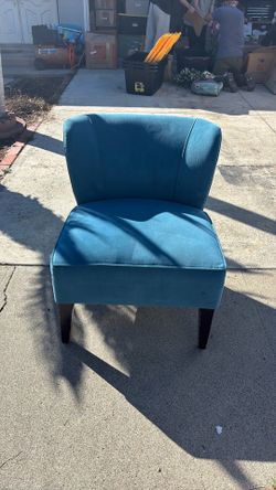 Blue World Market Fabric Chair