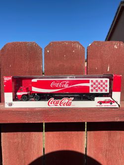 M2 Machines Coca-Cola Limited Edition Semi Truck with Car