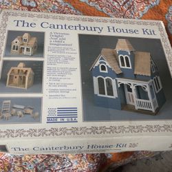 Vintage 1980’s Canterbury Doll House Kit New