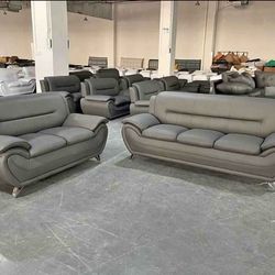 Sofa and loveseat