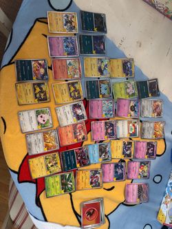 Loose 30th anniversary pokemon cards