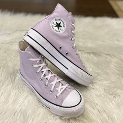 Pastel Purple Platform Converse