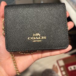 Coach Mini Wallet On Chain