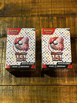 Pokemon 151 Booster Bundles! Sealed!