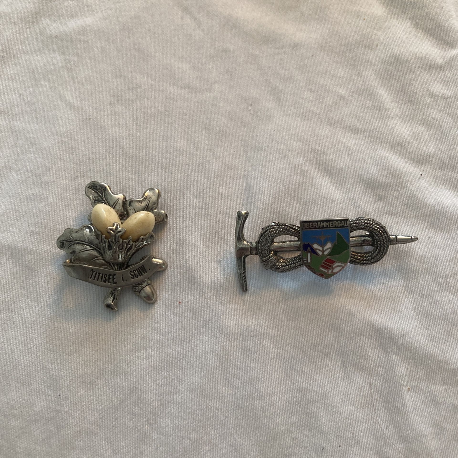 Vintage Pewter Pins