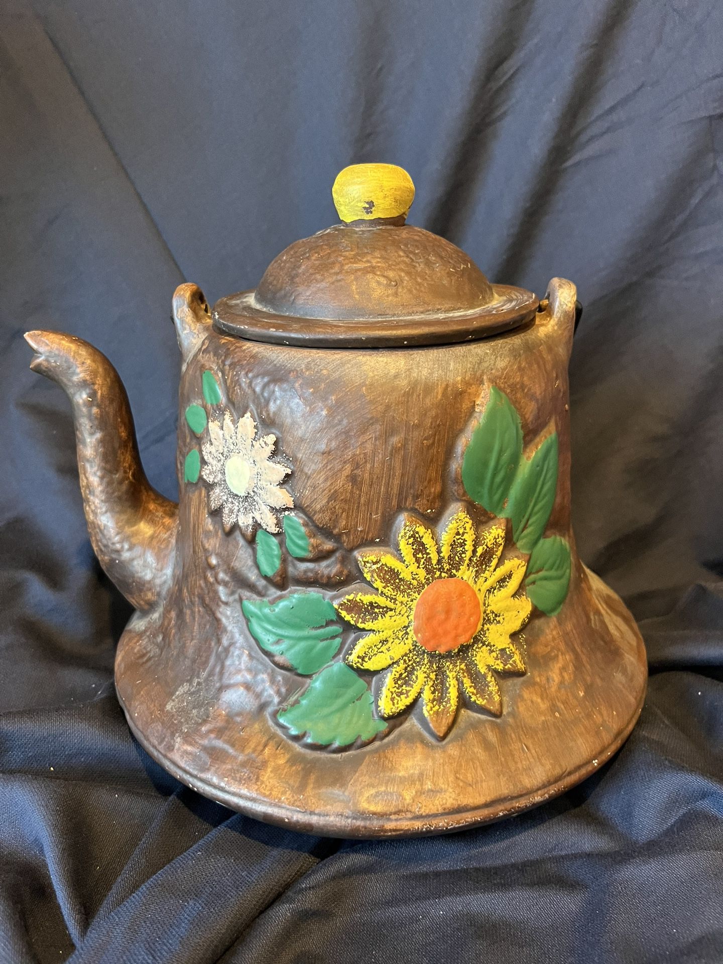 Vintage California Originals Tea Coffee Kettle Pot Cookie Jar