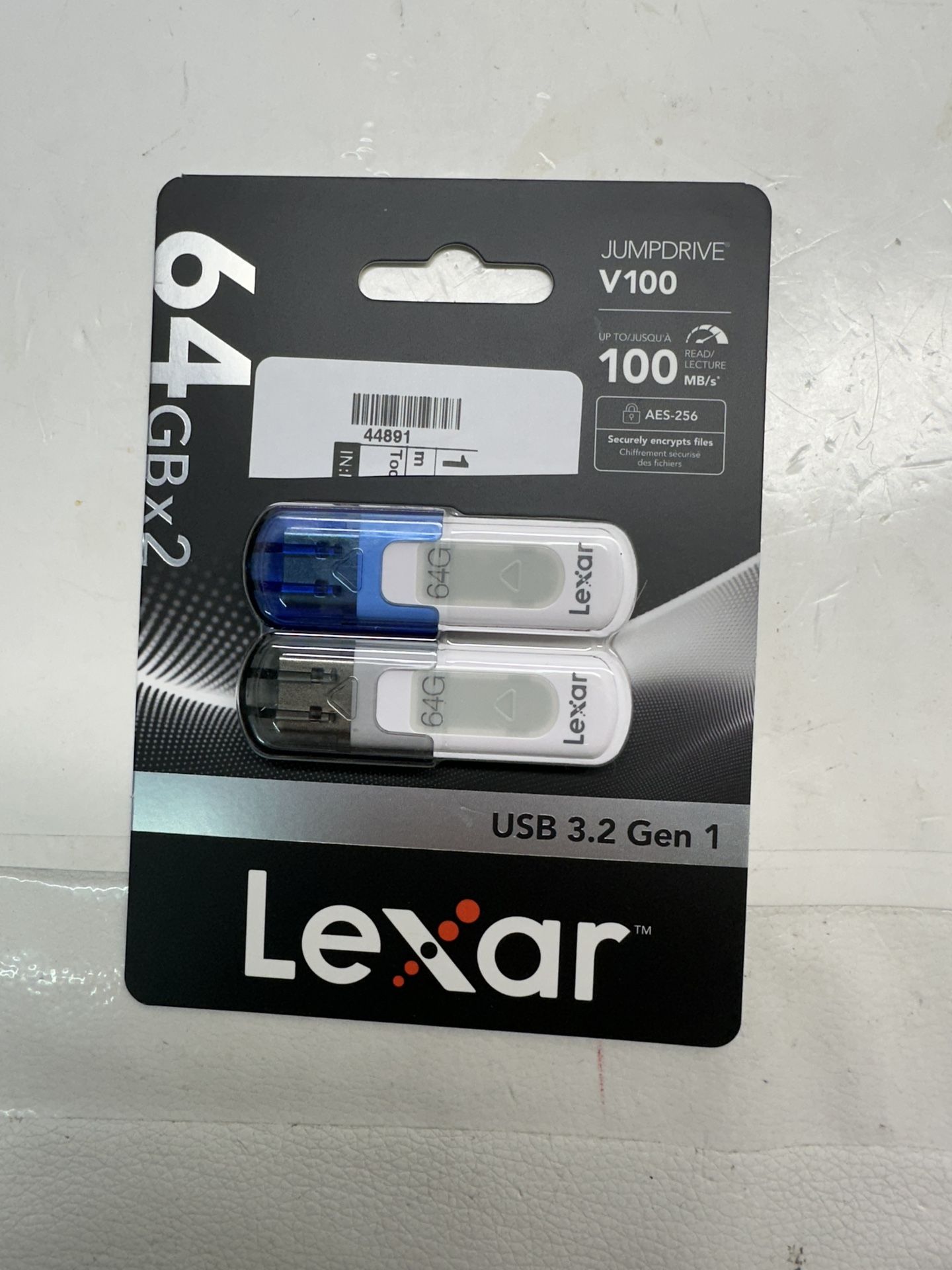 Tools Lexar Jumpdrive V100 64 GB x 2 100 # 44891