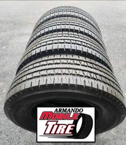 LT245 70 R17 Set de llantas seminuevas marca BFGoodrich Commercial T/A.