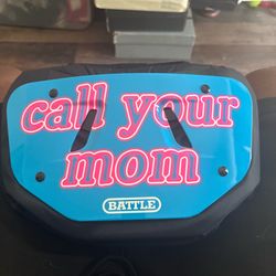 Call your mom football backplate.