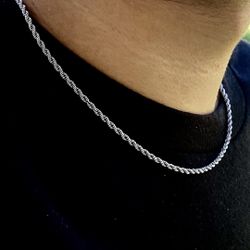 Rope Silver Chain