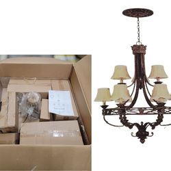 Venetian Bronze Chandelier 