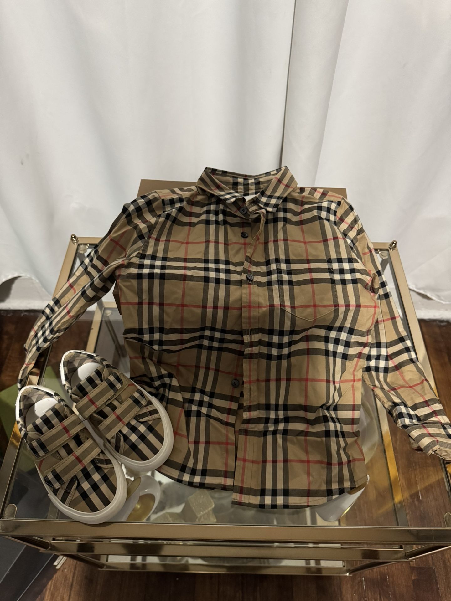Burberry Shoes & Shirt