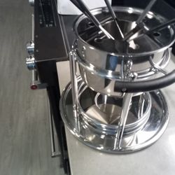 Stainless Steel Fondue Pot, with Sticks, and Two Cook Books