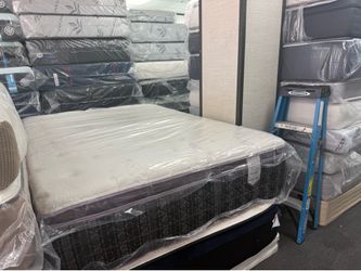 Queen mattress pillowtop sets