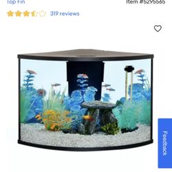 Corner Fish tank (6gallons)