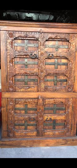 Antique Indian armoire
