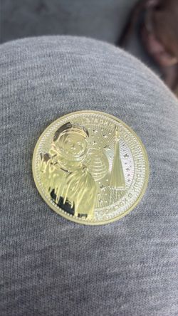 2021 Germania Mint 1 oz silver round from the Interkosmos series, featuring Yuri Gagarin