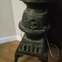 Antique Potbelly Coal Stove 