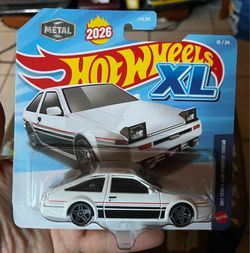 Hot Wheels XL 2026 1:43 Scale ‘1987 Toyota AE86 Sprinter Trueno’ # 15/24 New HTF