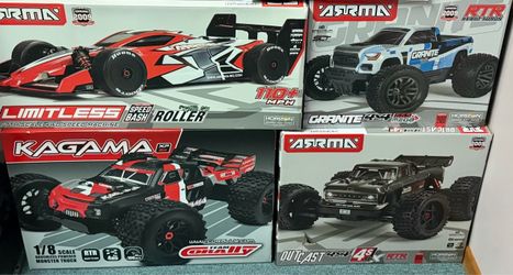 ARRMA & Corally RC Car Bundle – 4 Boxes