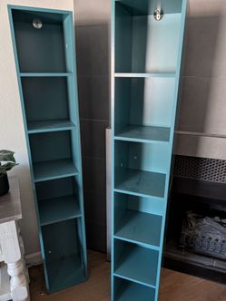 2 Premium 6-Tier Book Shelves