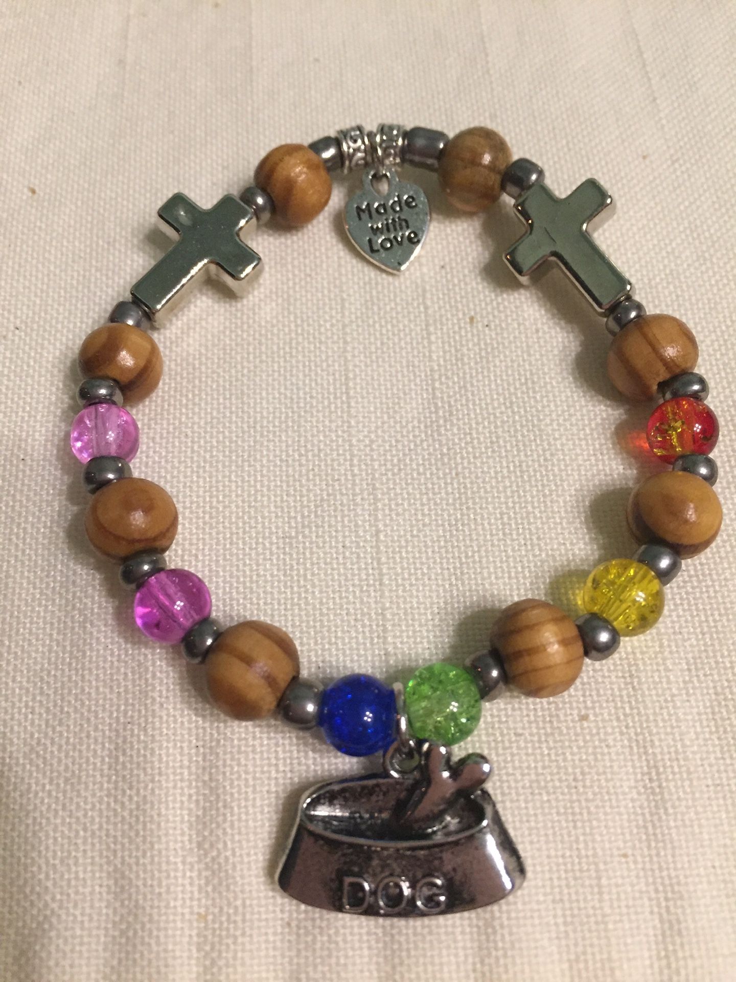 Handmade Stretch Bracelet (Rainbow Bridge) 126