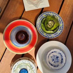 Plate Flowers 