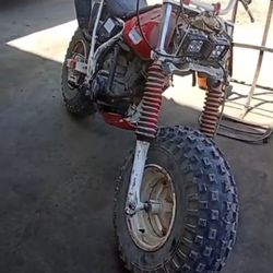 1986 Honda Fat Cat TR 200cc. Starts, runs, and pulls hard; 5-speed transmission. Shows signs of age consistent with the year. Located in Tijuana.