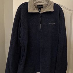 Ocean Pacific Men’s 1/4 Zip Fleece Sweater Pullover Large